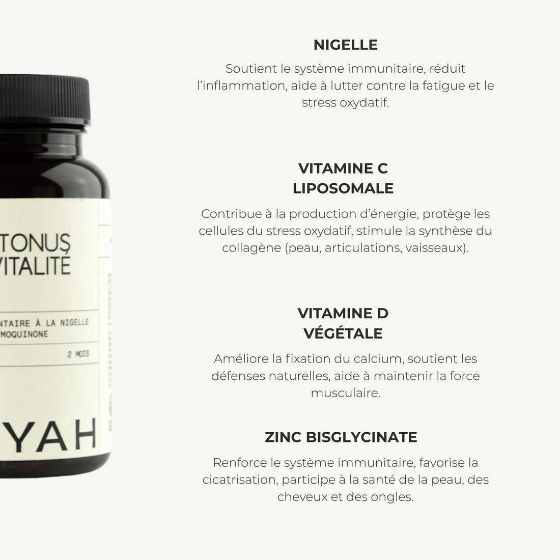 Complément alimentaire fatigue & énergie : Tonus & Vitalité Nigelle