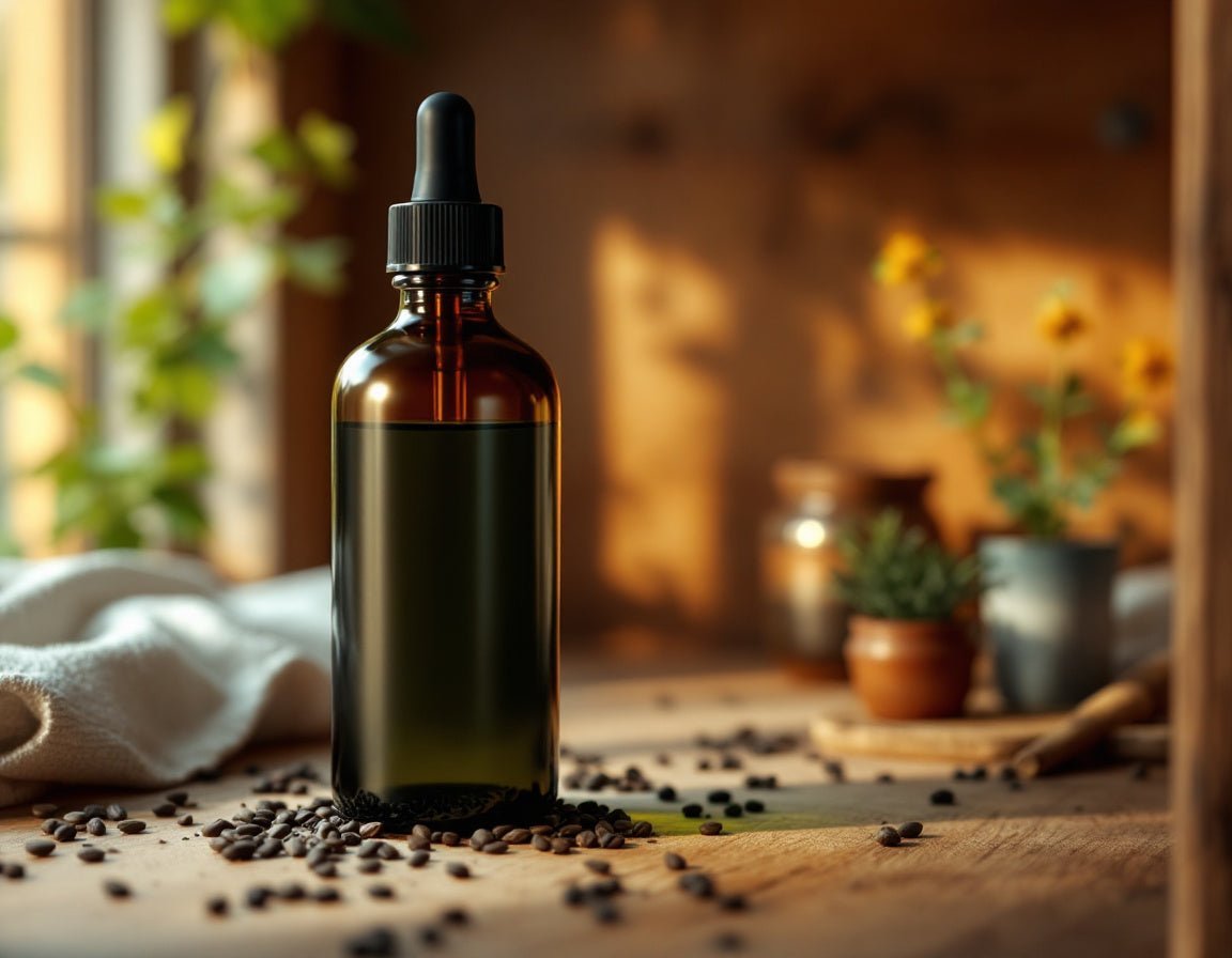 Huile de nigelle et eczéma : apaiser les peaux sèches | NIYYAH Image