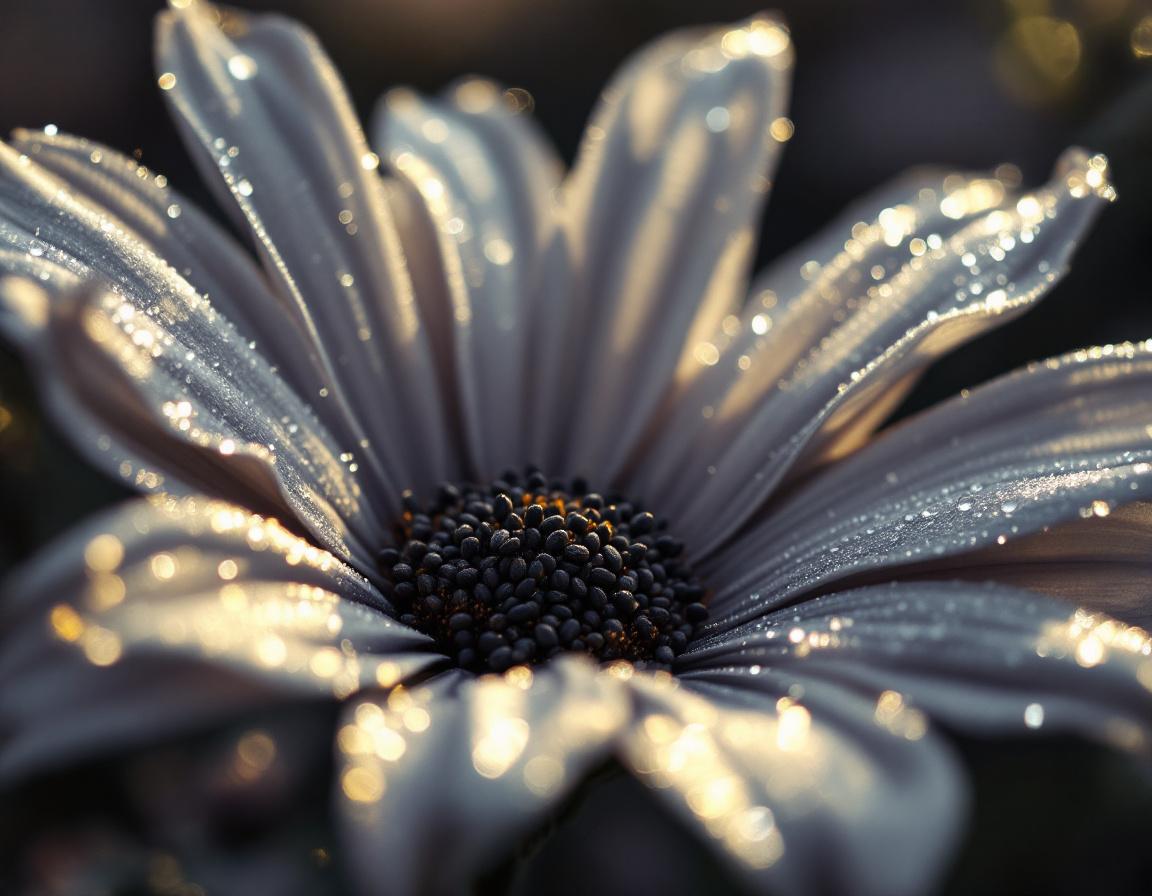 Une vue poétique de graines et fleurs de nigelle au lever du jour éthiopien, baignée de lumière chaude, évoquant l’énergie végétale pour renforcer son système immunitaire. Image