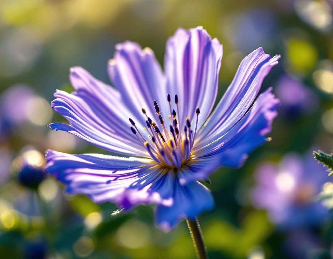 Une scène végétale où la nigelle s’épanouit sur un plateau éthiopien, révélant graines et fleurs délicates, symbole apaisant pour booster son système immunitaire dans une lumière douce. Image