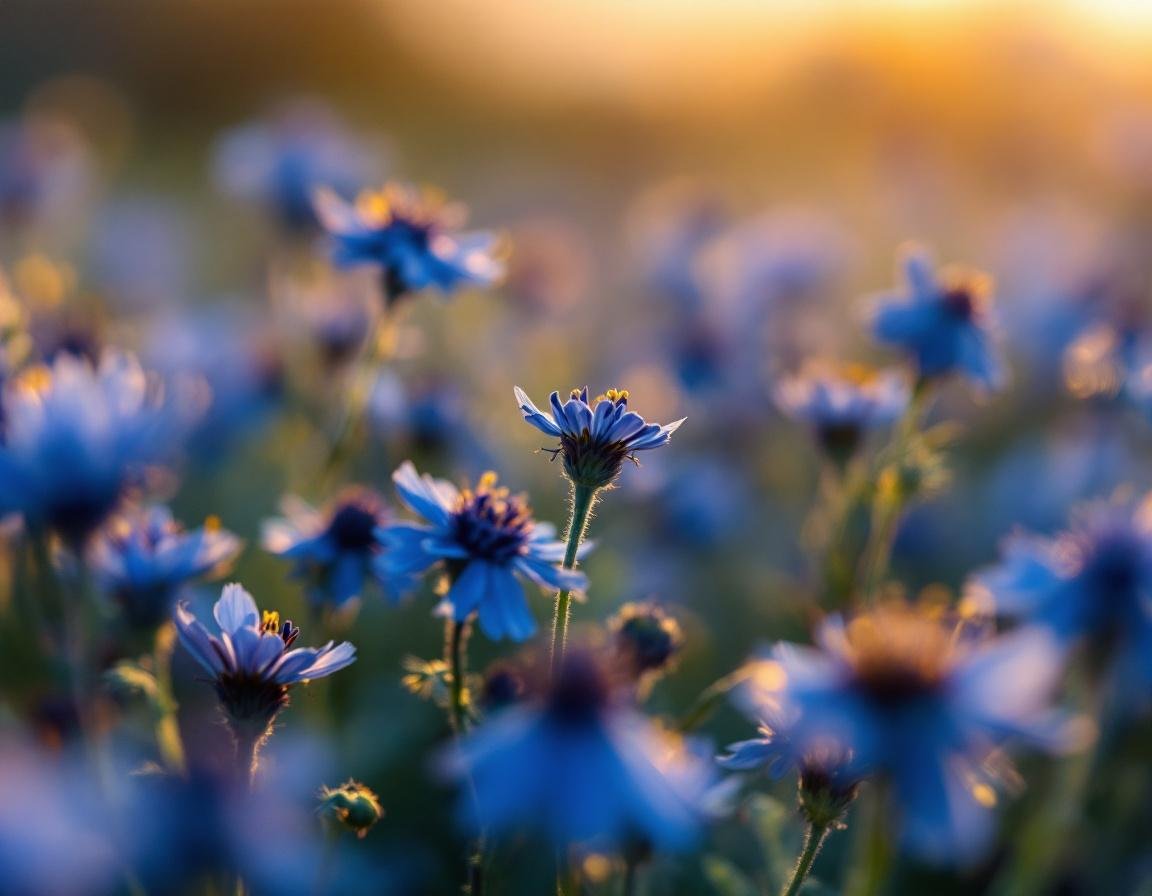 Scène vibrante de nigelle éthiopienne aux graines noires et fleurs étoilées baignant dans la lumière dorée, exprimant le tonus naturel des hauts plateaux. Image