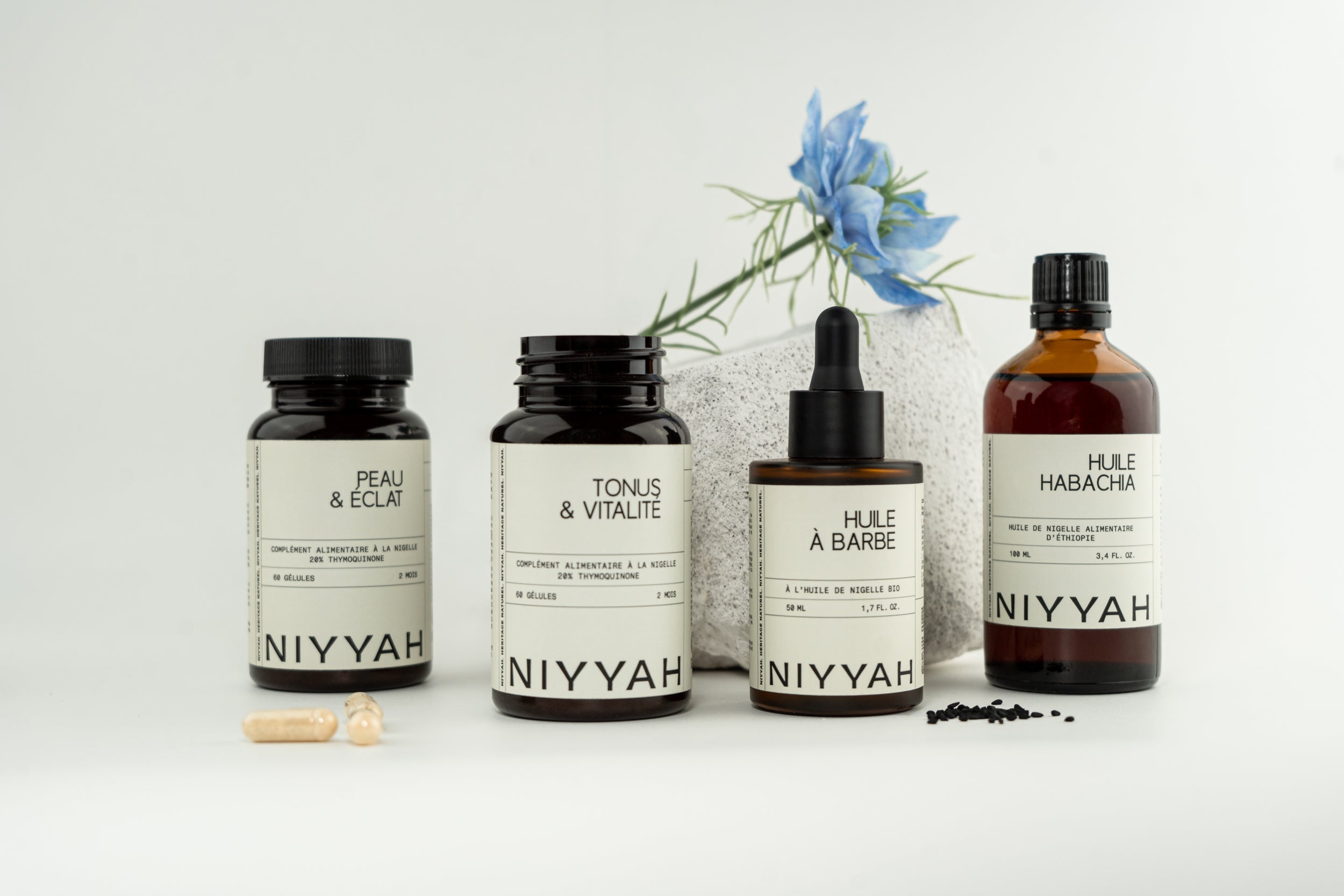 Packs Soins Naturels à la Nigelle | Barbe, Peau & Vitalité – NIYYAH Image