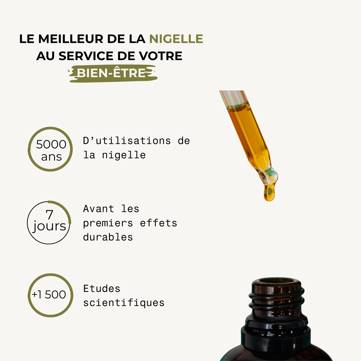 Huile de Nigelle Habachia d'Éthiopie