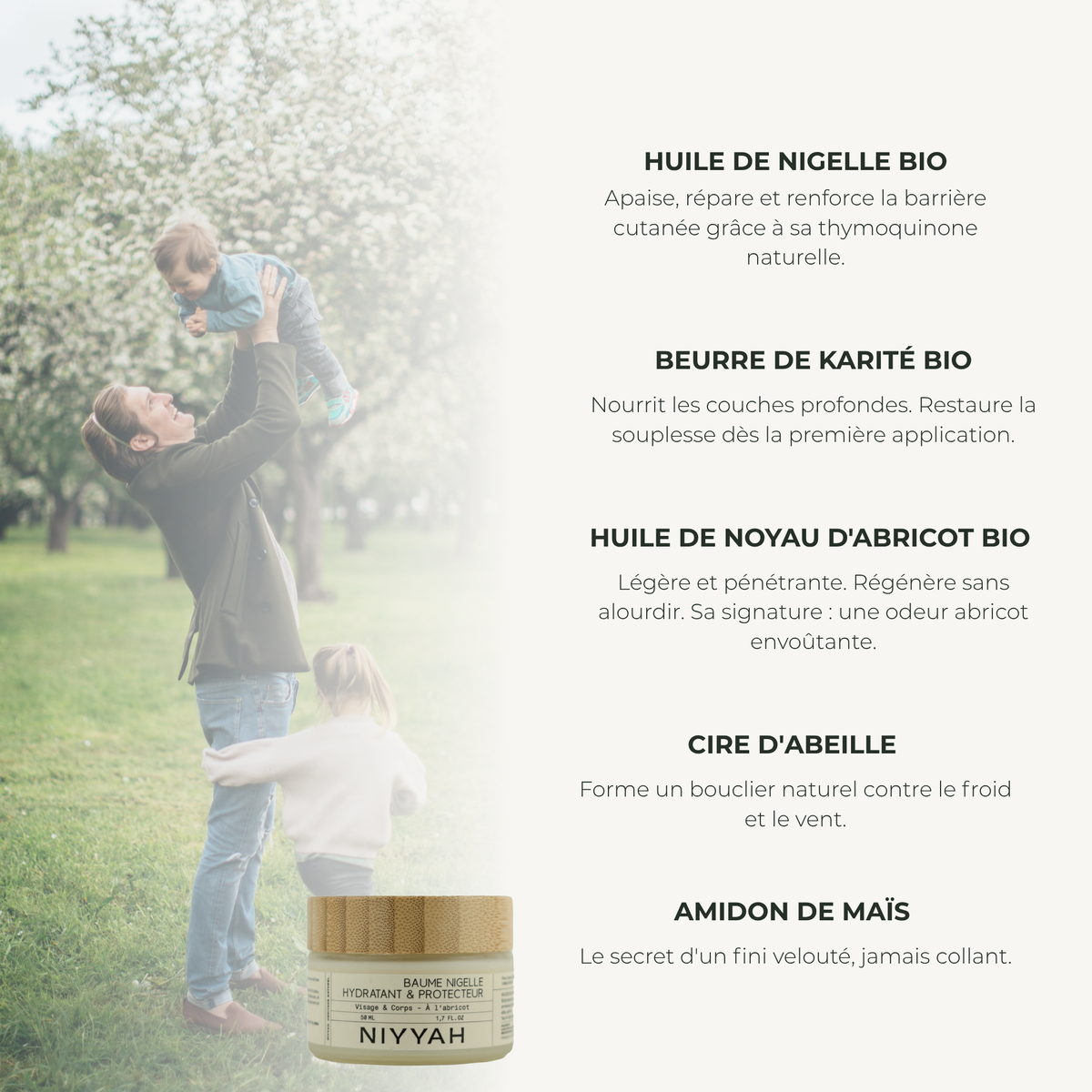 Baume Nigelle Hydratant et protecteur