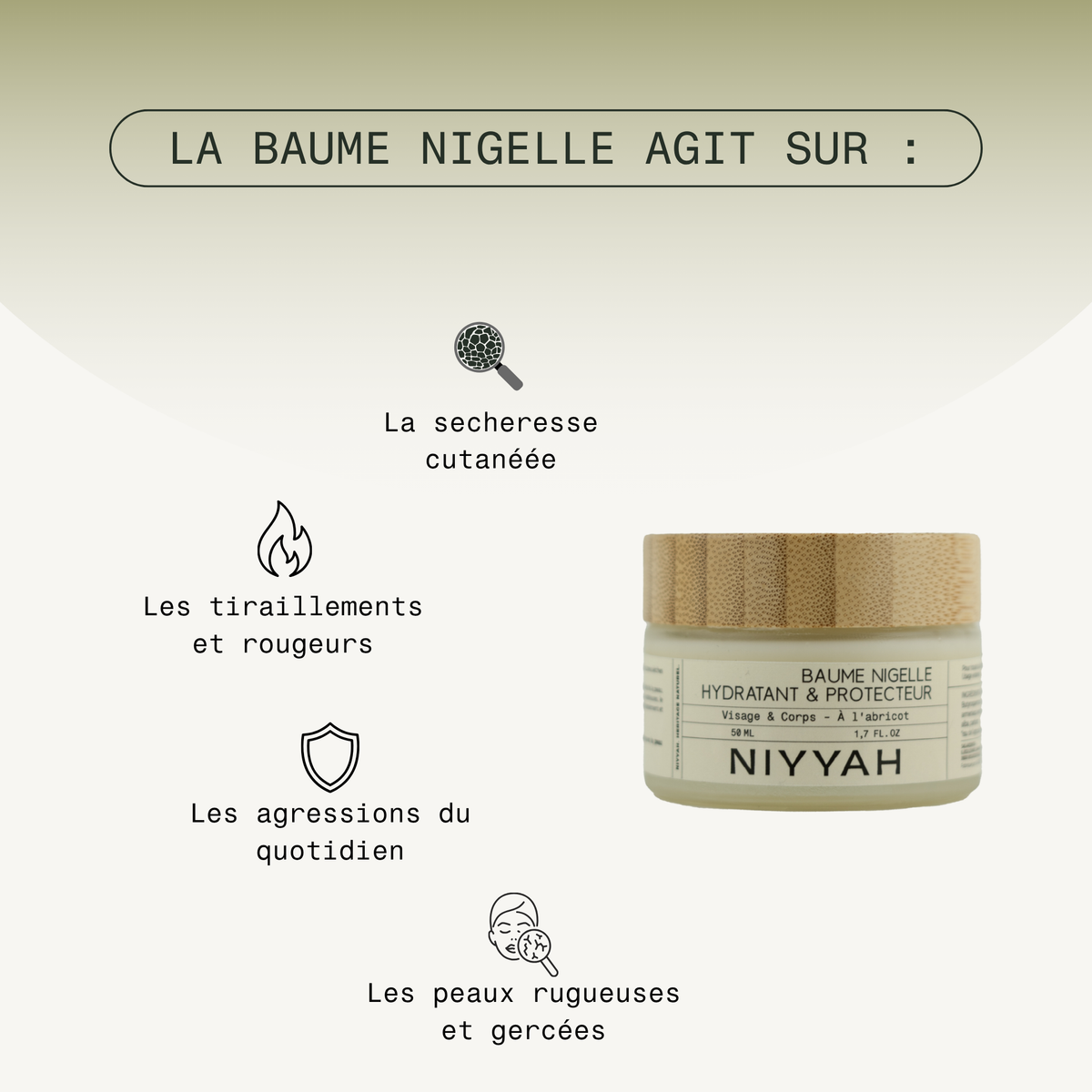Baume Nigelle Hydratant et protecteur