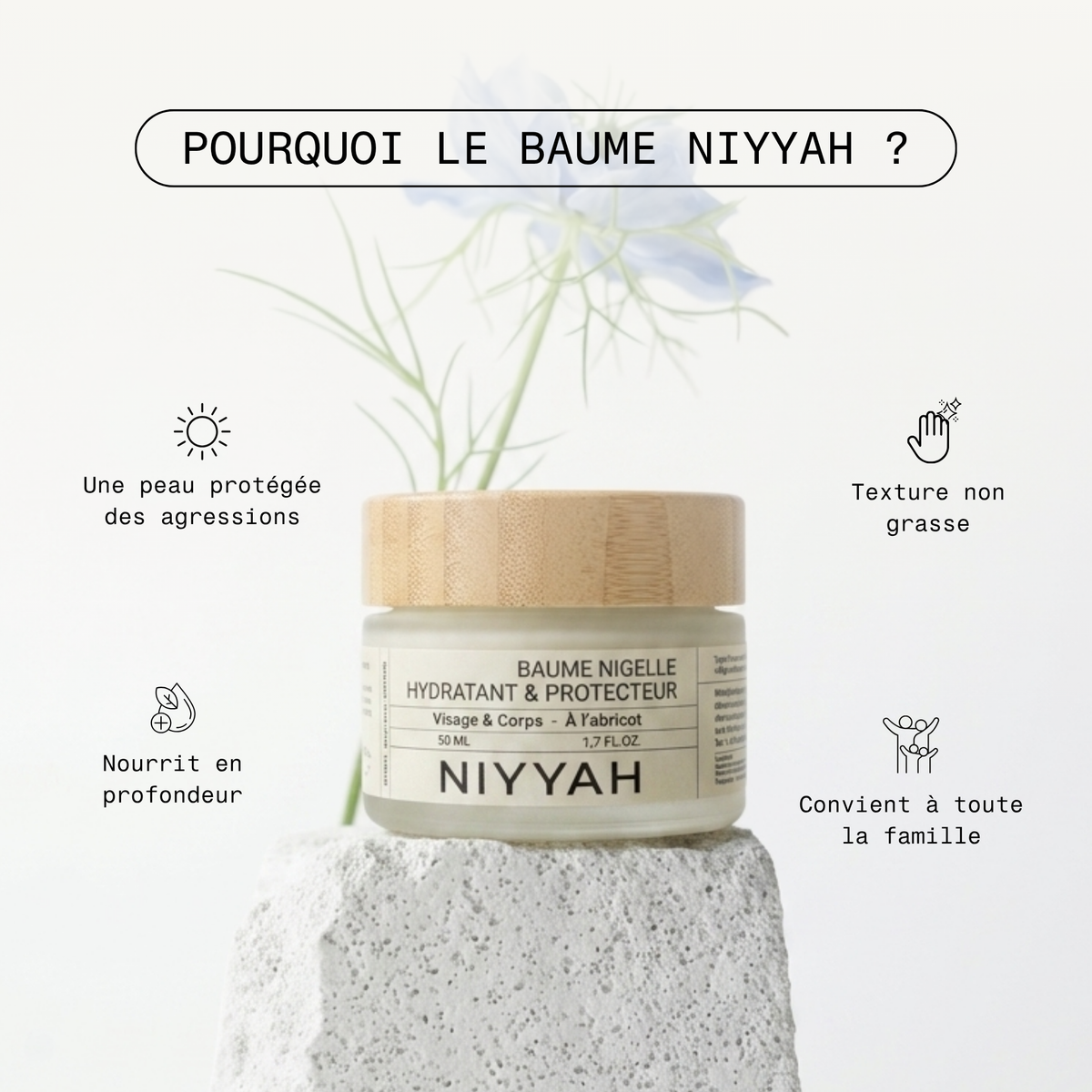 Baume Nigelle Hydratant et protecteur