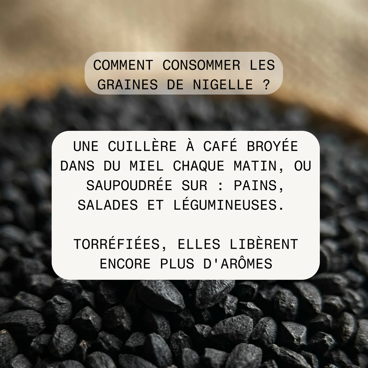 Graines de nigelle - grand cru d’Éthiopie 100g