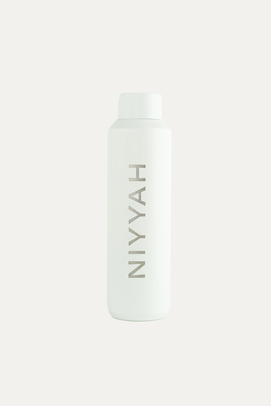Gourde thermos noire 600 ml NIYYAH – accessoire bien-être au design épuré