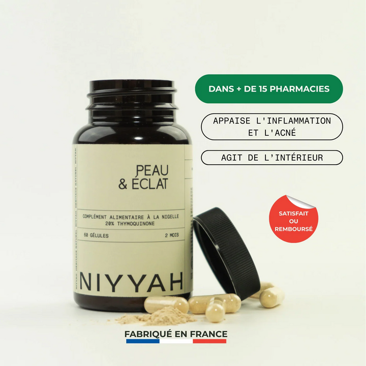 Complément Alimentaire à la nigelle Peau & Eclat - NIYYAH